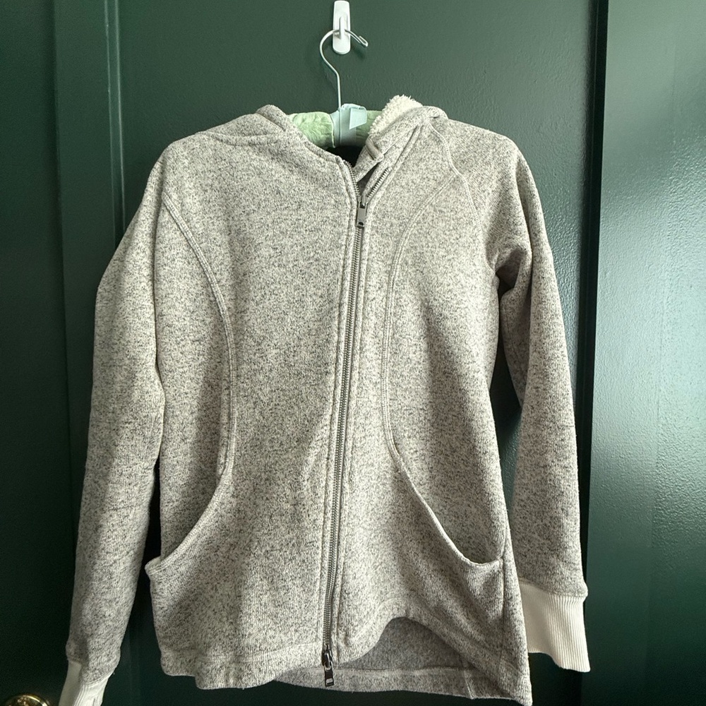 Zella Gray Zip-Up Hoodie